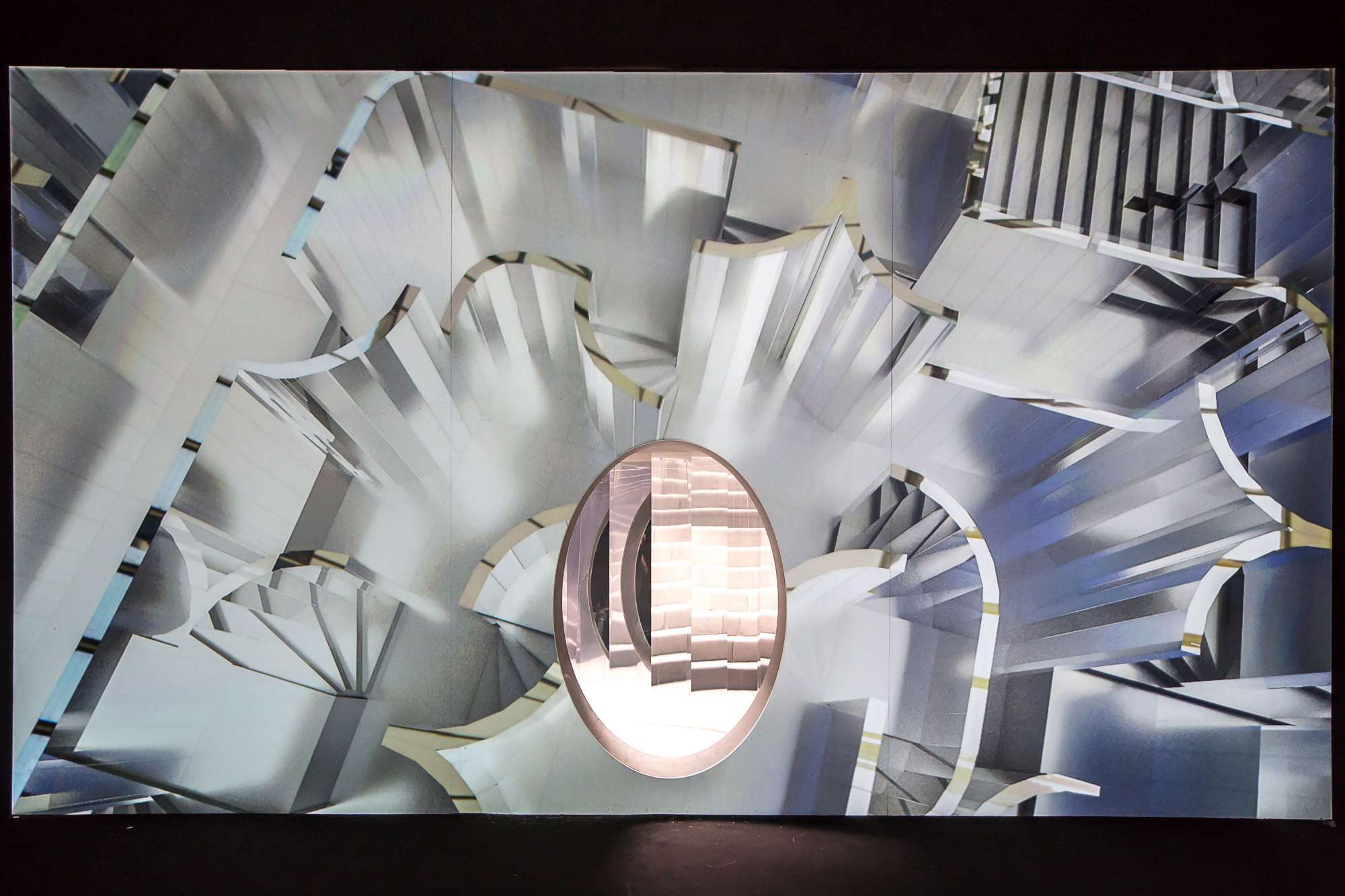 London, UK. 20 September 2016. Award-winning set designer Es Devlin  (pictured) opens her first solo installation, Mirror Maze. Mirror Maze will  be exhibited for five days at Copeland Park in Peckham from