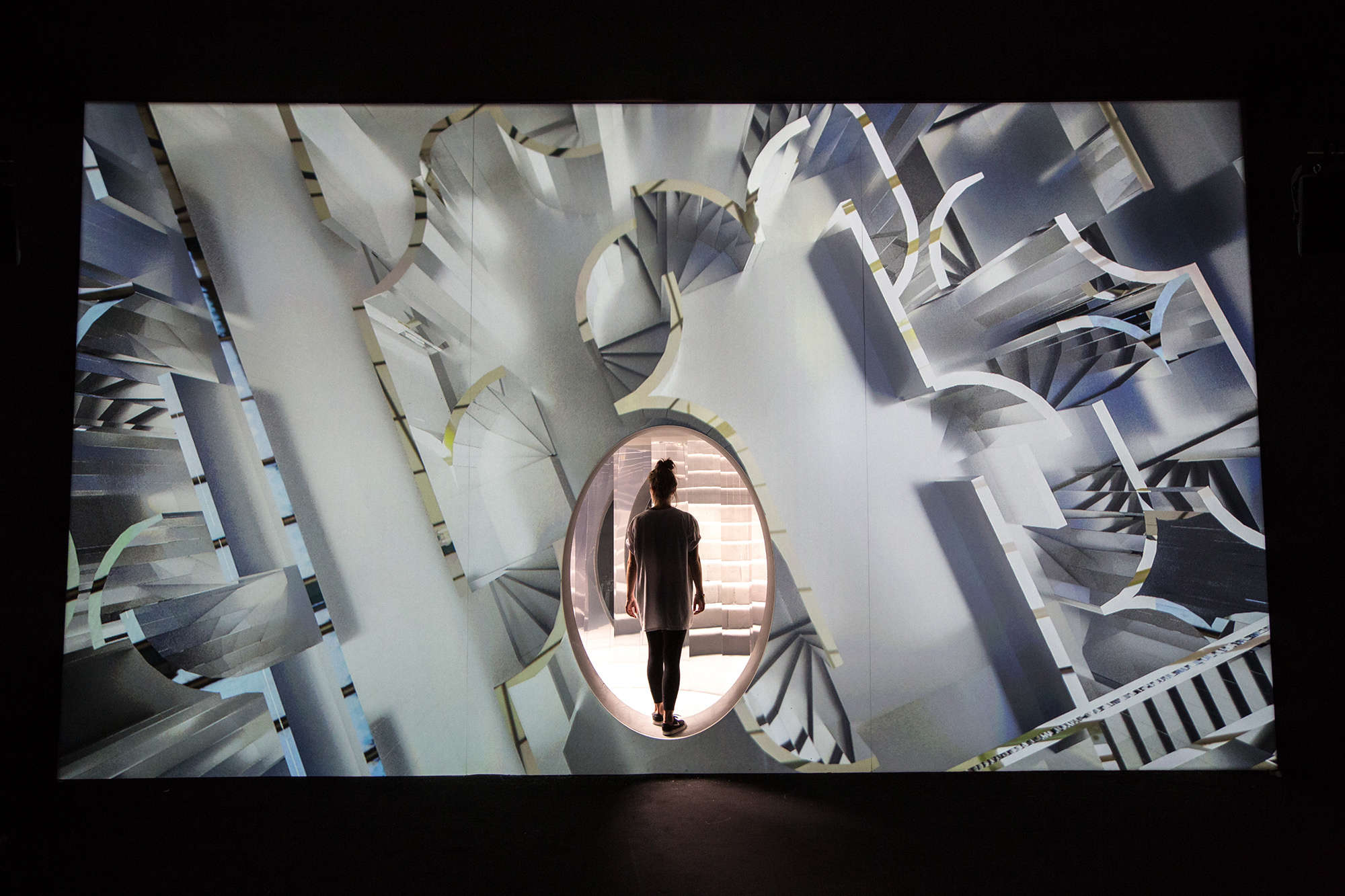 London, UK. 20 September 2016. Award-winning set designer Es Devlin opens  her first solo installation, Mirror Maze. Mirror Maze will be exhibited for  five days at Copeland Park in Peckham from 21